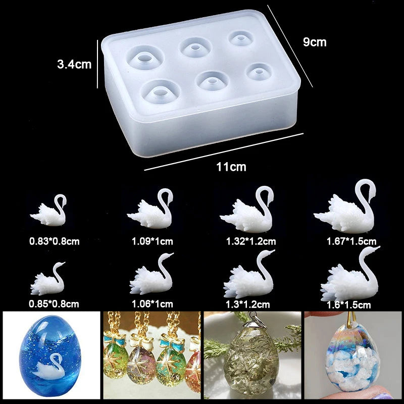16-Style Epoxy Resin Mold Kit – Silicone Jewelry Casting Set for DIY Earrings