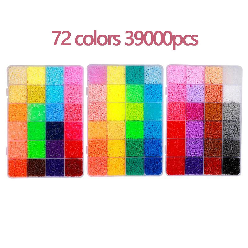2.6mm Hama Beads – 24/48 Colors Educational Ironing Fuse Beads for DIY Crafts