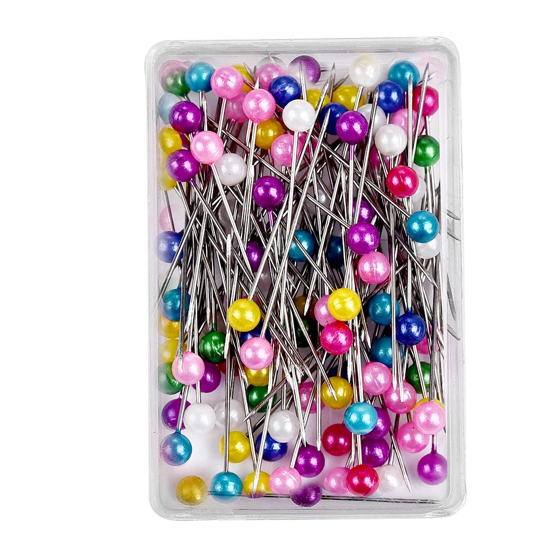 100Pcs/Box 38cm Colorful Round Pearl Head Needles