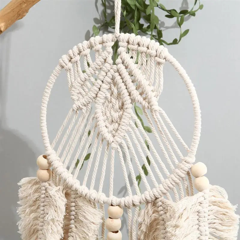 Wooden Bamboo Floral Hoop Ring – DIY Wreath & Dream Catcher Frame