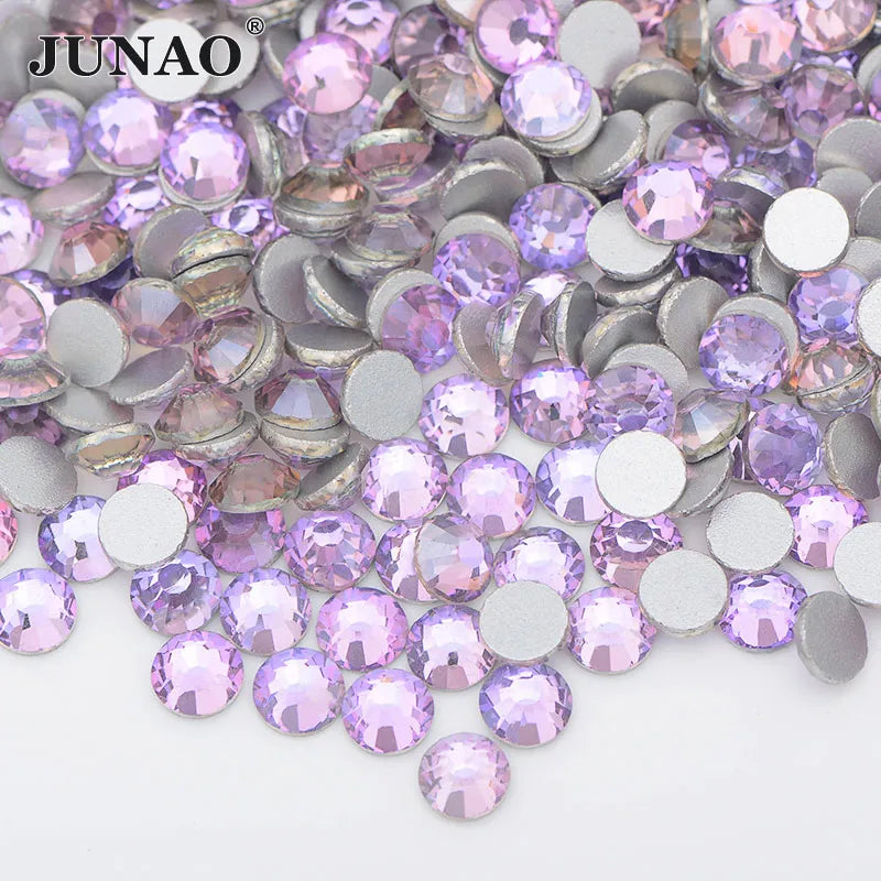 Clear AB Glass Rhinestones Set – 14,400PCS Flatback Crystals (SS6/SS12/SS20)