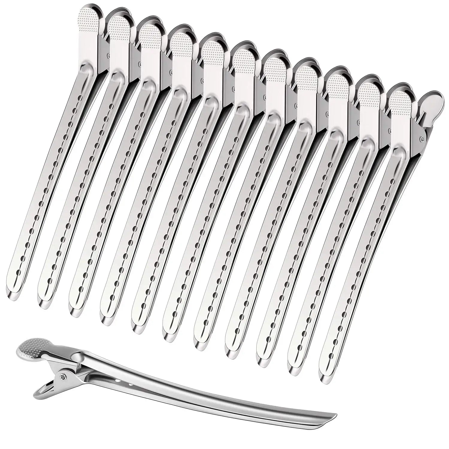 5/10pcs Stainless Steel Hair Sectioning Clips