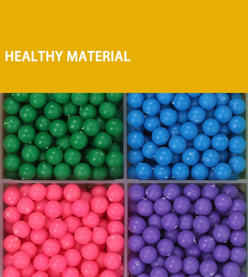 Magic Water Fuse Beads Set – DIY Sticky Beads Craft Kit