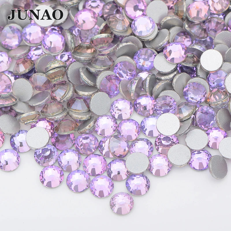 Clear AB Glass Rhinestones Set – 14,400PCS Flatback Crystals (SS6/SS12/SS20)