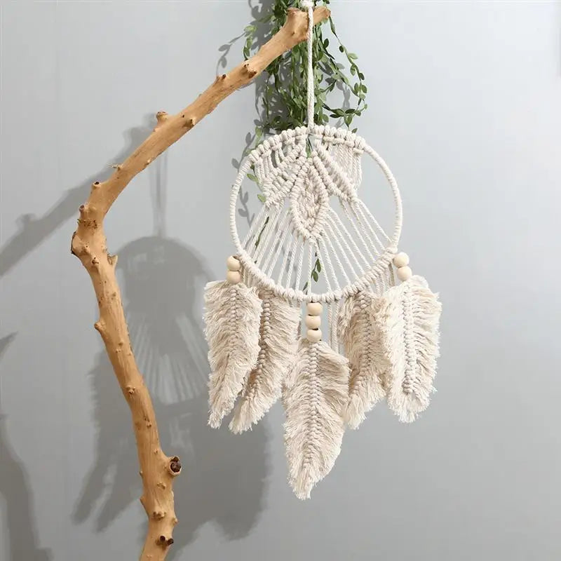 Wooden Bamboo Floral Hoop Ring – DIY Wreath & Dream Catcher Frame
