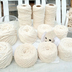 Natural Cotton Twisted Macrame Cord for DIY Projects