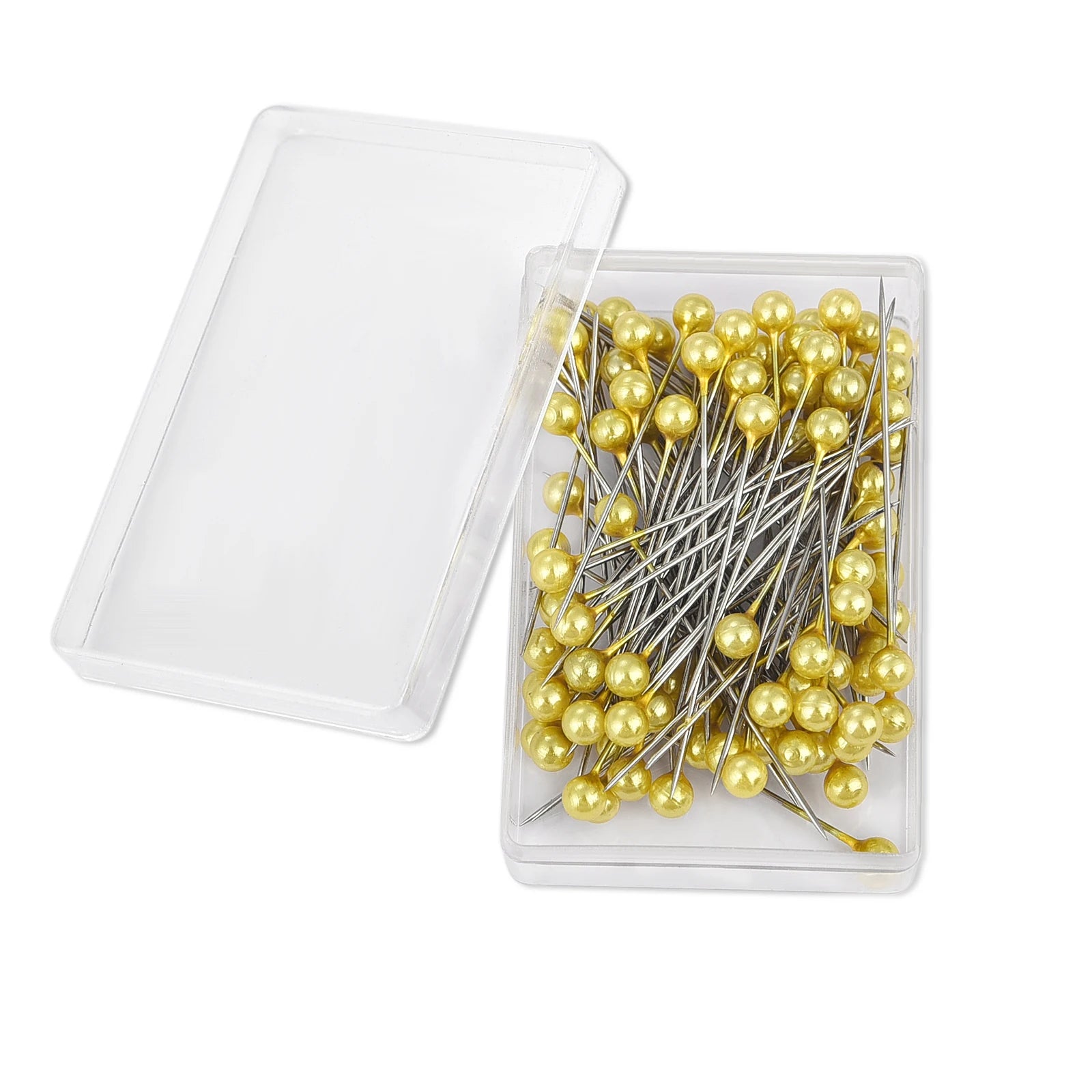 100Pcs/Box 38cm Colorful Round Pearl Head Needles