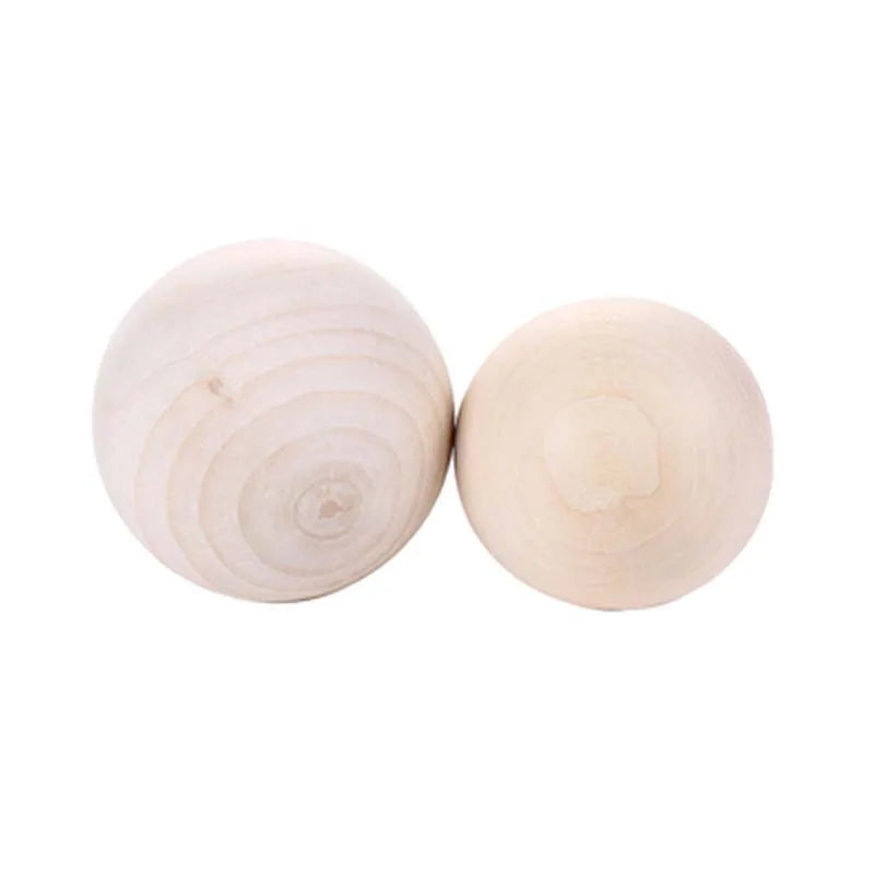 Hardwood Balls 15–40mm – Natural Unfinished Wooden Balls (1–20pcs)