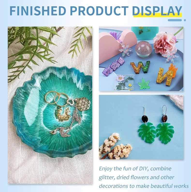 1:1 Clear Epoxy Resin Kit – Crystal Clear Casting Resin