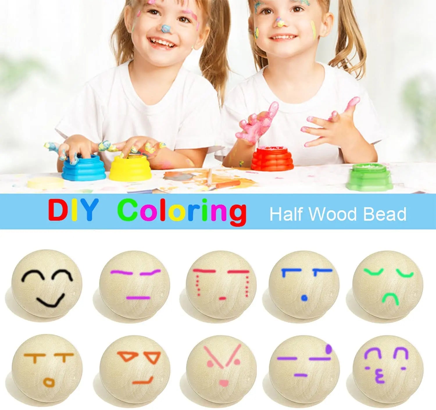 Hardwood Balls 15–40mm – Natural Unfinished Wooden Balls (1–20pcs)
