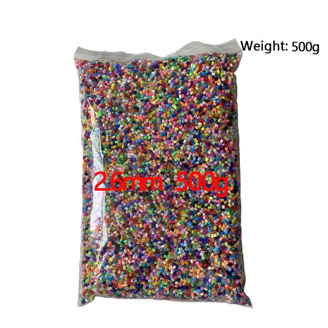 “Creative Perler Beads Kit – 2.6mm Hama Beads 24/72 Colors for DIY Crafts & 3D Art”