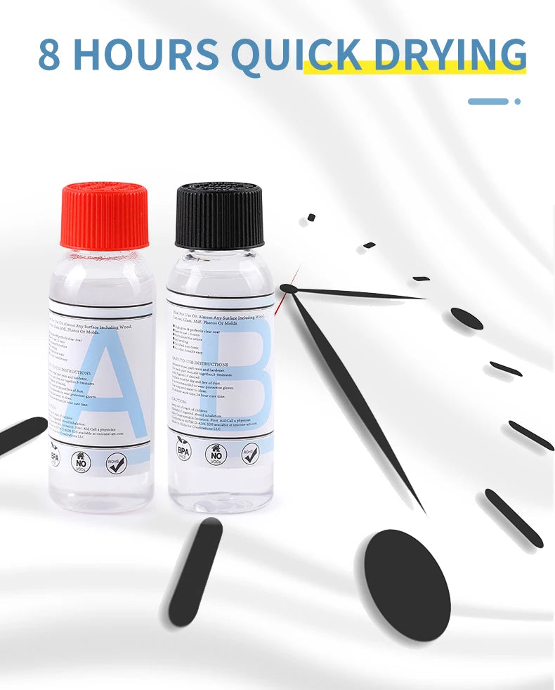 1:1 Clear Epoxy Resin Kit – Crystal Clear Casting Resin