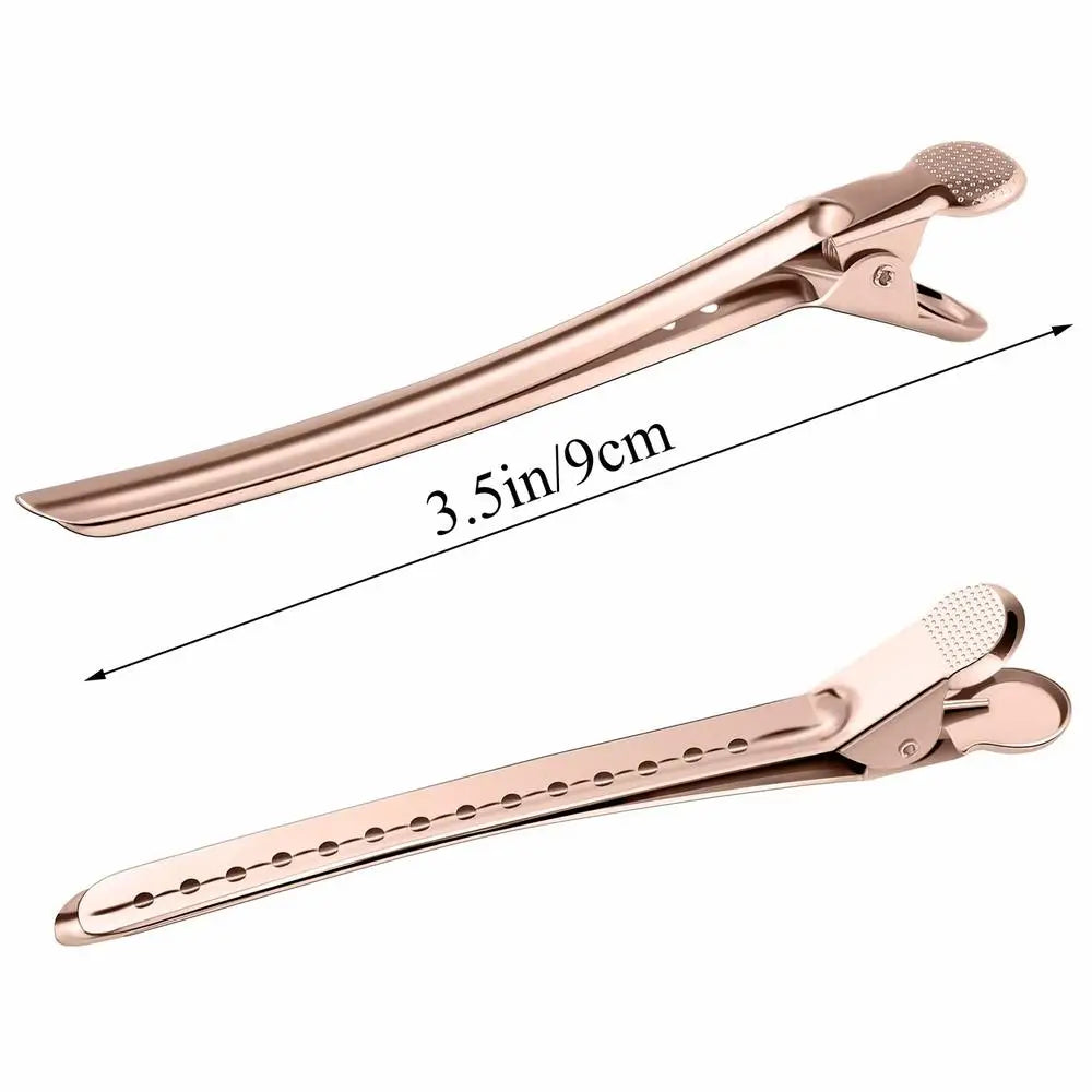 5/10pcs Stainless Steel Hair Sectioning Clips