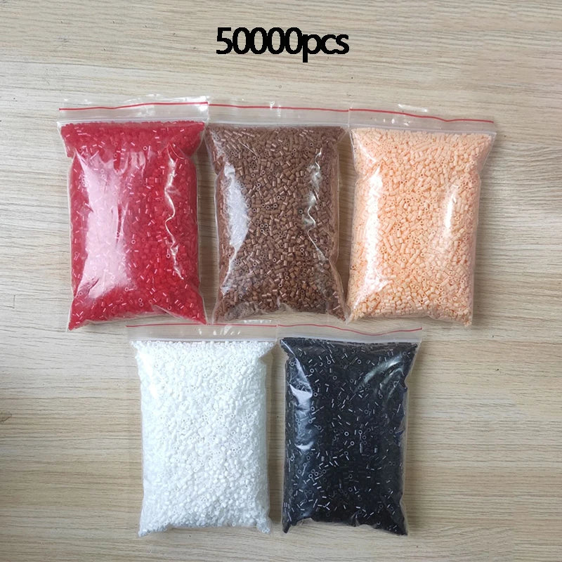 “Creative Perler Beads Kit – 2.6mm Hama Beads 24/72 Colors for DIY Crafts & 3D Art”