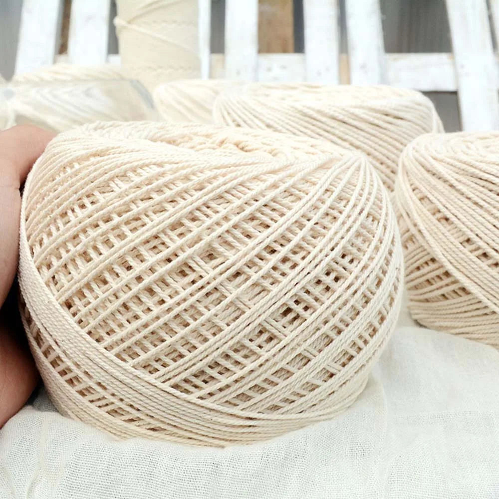 Natural Cotton Twisted Macrame Cord for DIY Projects