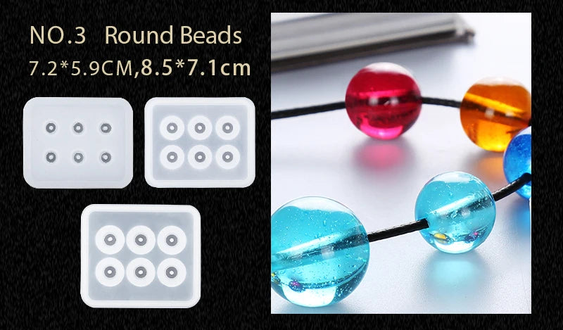 16-Style Epoxy Resin Mold Kit – Silicone Jewelry Casting Set for DIY Earrings