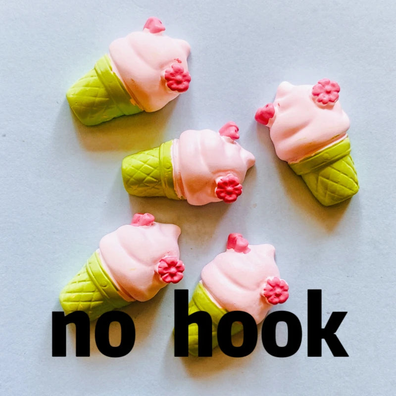 Cat Bread Flower Resin Charms – 10PCS DIY Pendants for Jewelry & Crafts