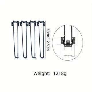 Epoxy Resin Table Tool Set – Round Molds, Table Legs & Screw Kit