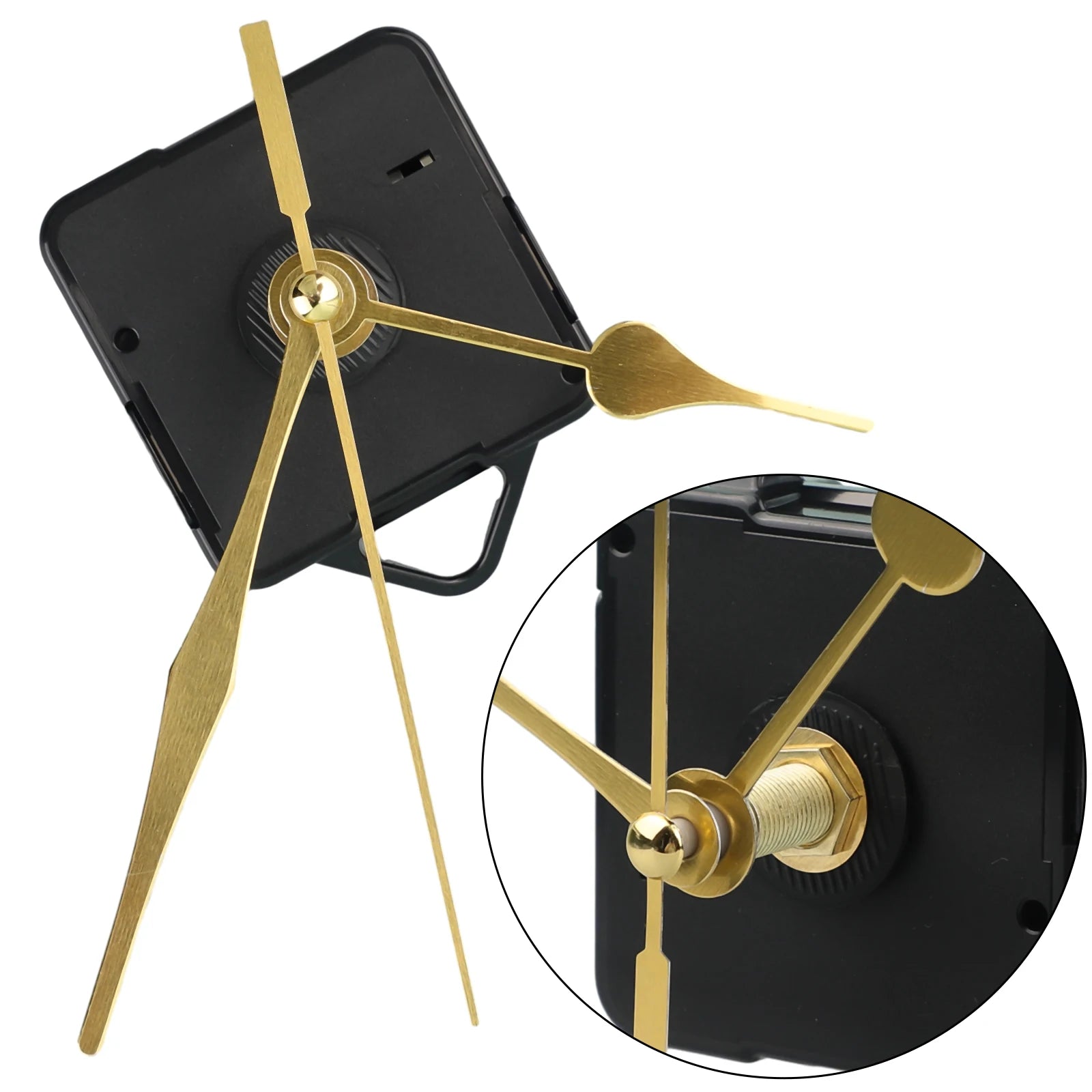 Quartz DIY Wall Clock Movement Spindle Mechanism Hands Wall Decor Repair Kit 1.5V Without Battery