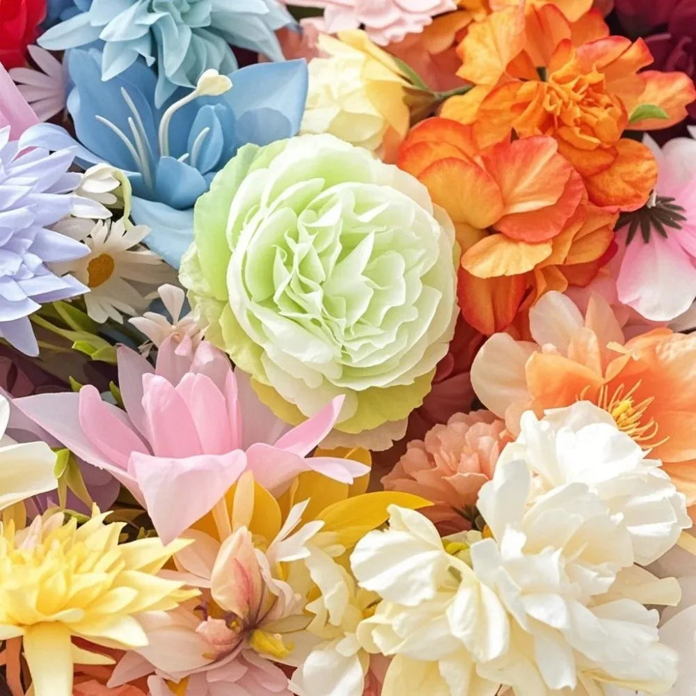 20/52pcs Artificial Silk Flowers – DIY & Home Decor