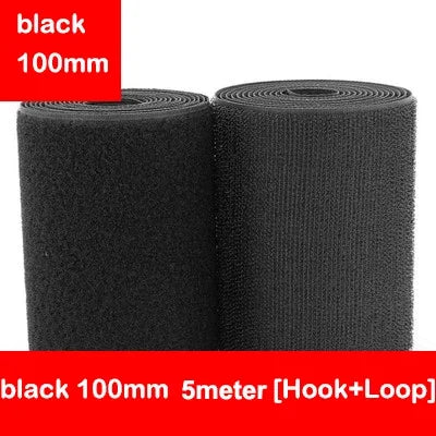 Hook & Loop Sewing Fastener Tape – Non-Adhesive Nylon (5M/Pair, 16–150mm)