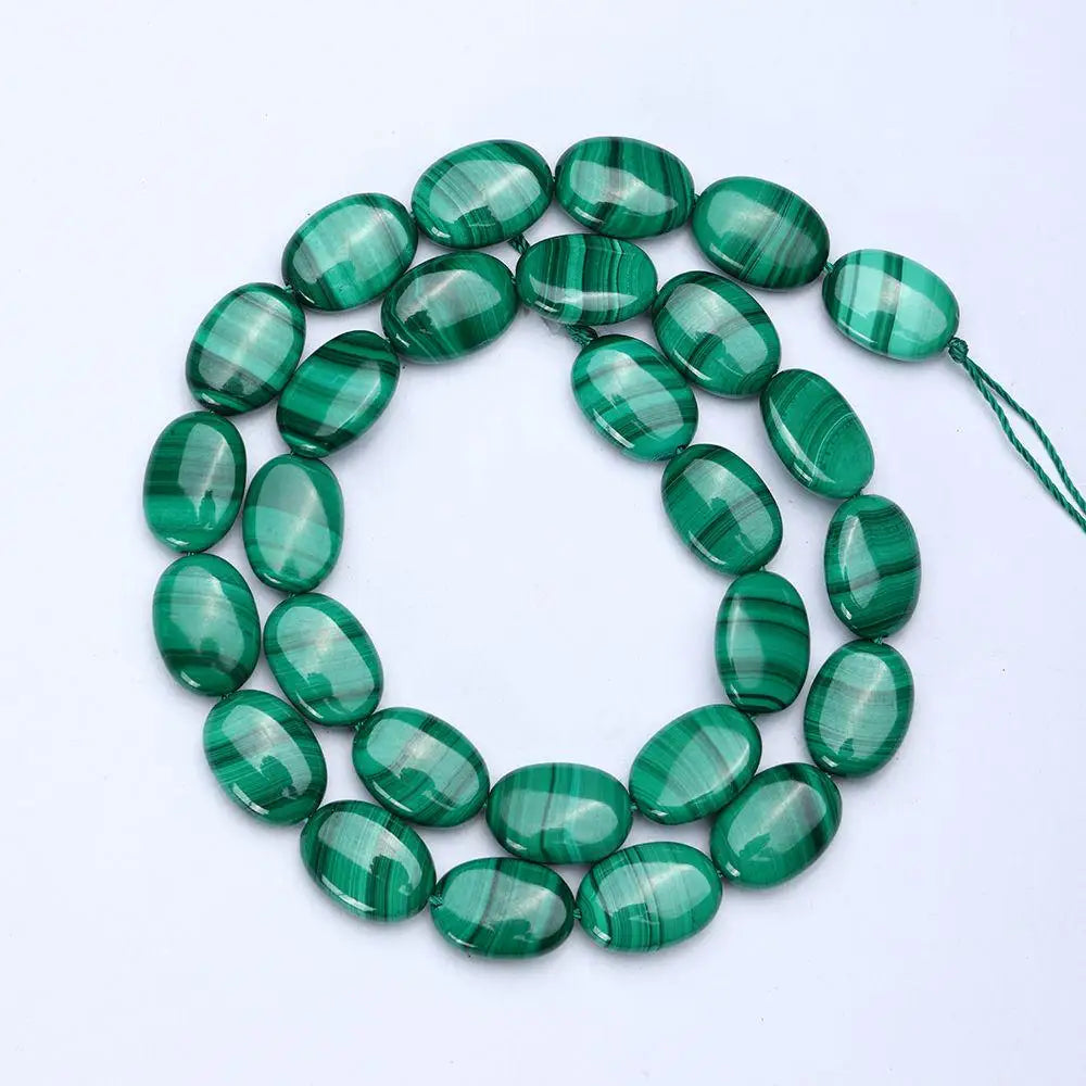 Natural Malachite Beads – Rice & Tubular Loose Beads for DIY Jewelry