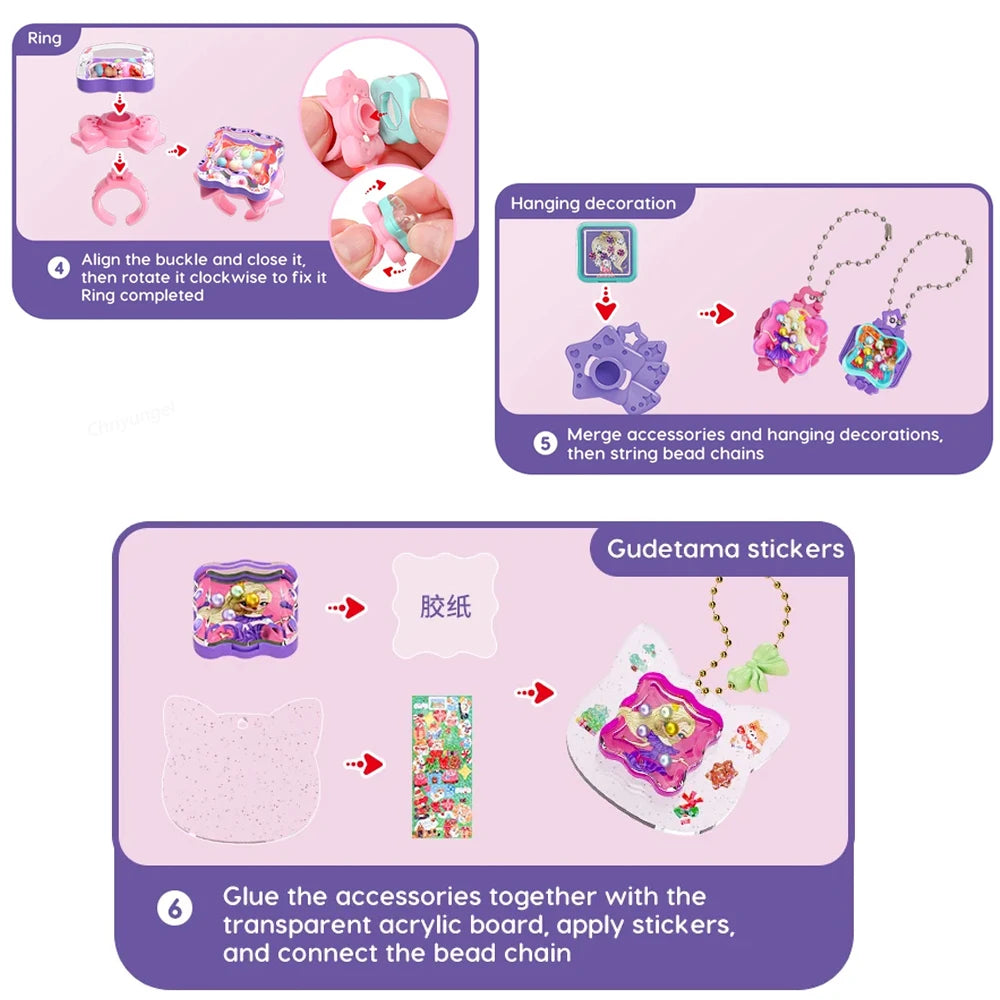 Magic 3D DIY Jewelry Making Kit – Rings & Keychain Craft Set