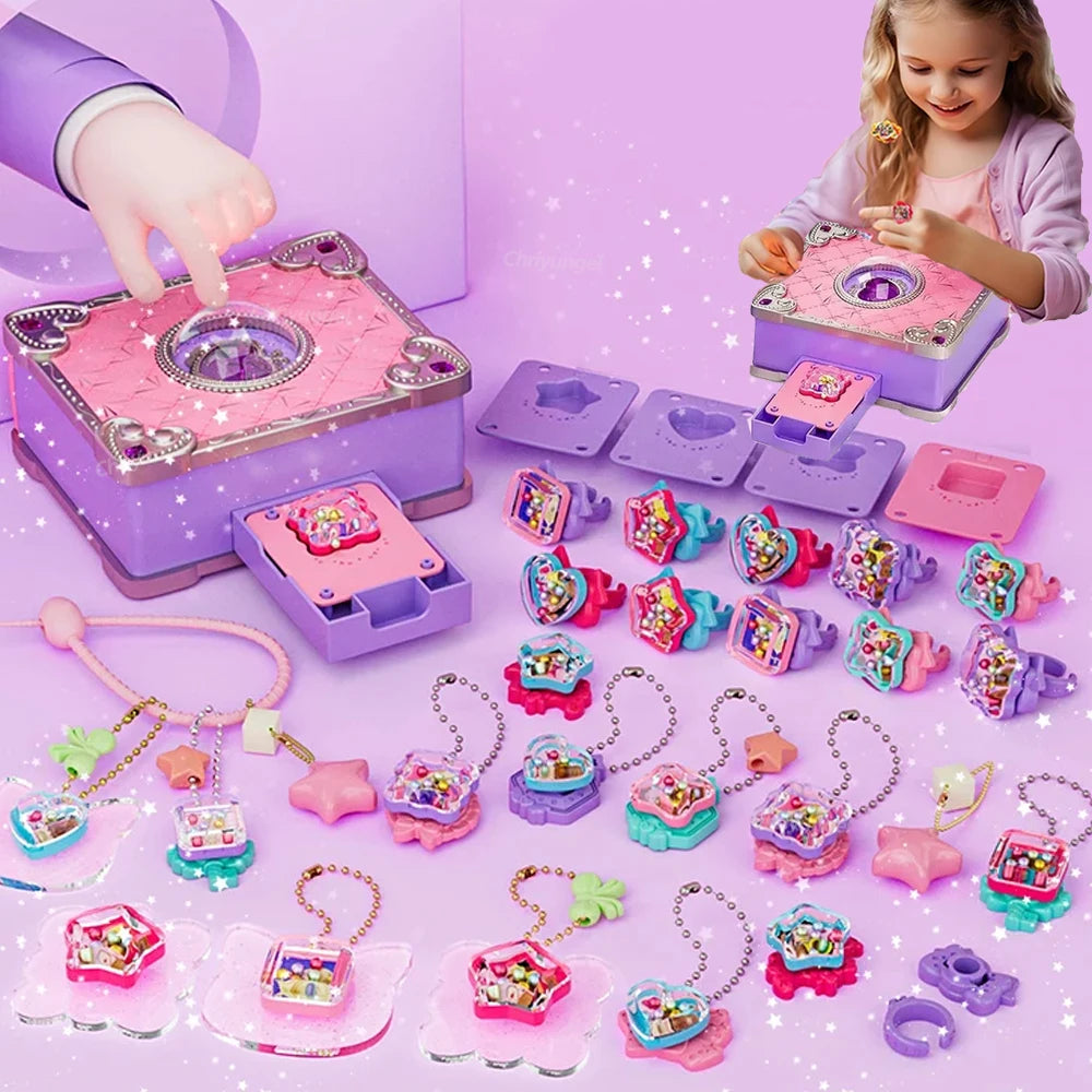 Magic 3D DIY Jewelry Making Kit – Rings & Keychain Craft Set