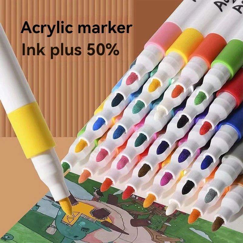 12–80 Color Acrylic Paint Marker Set