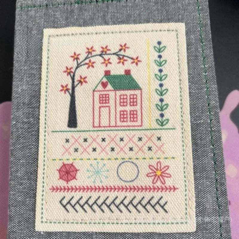 DIY Embroidery Stitch Book Sewing Practice Kit