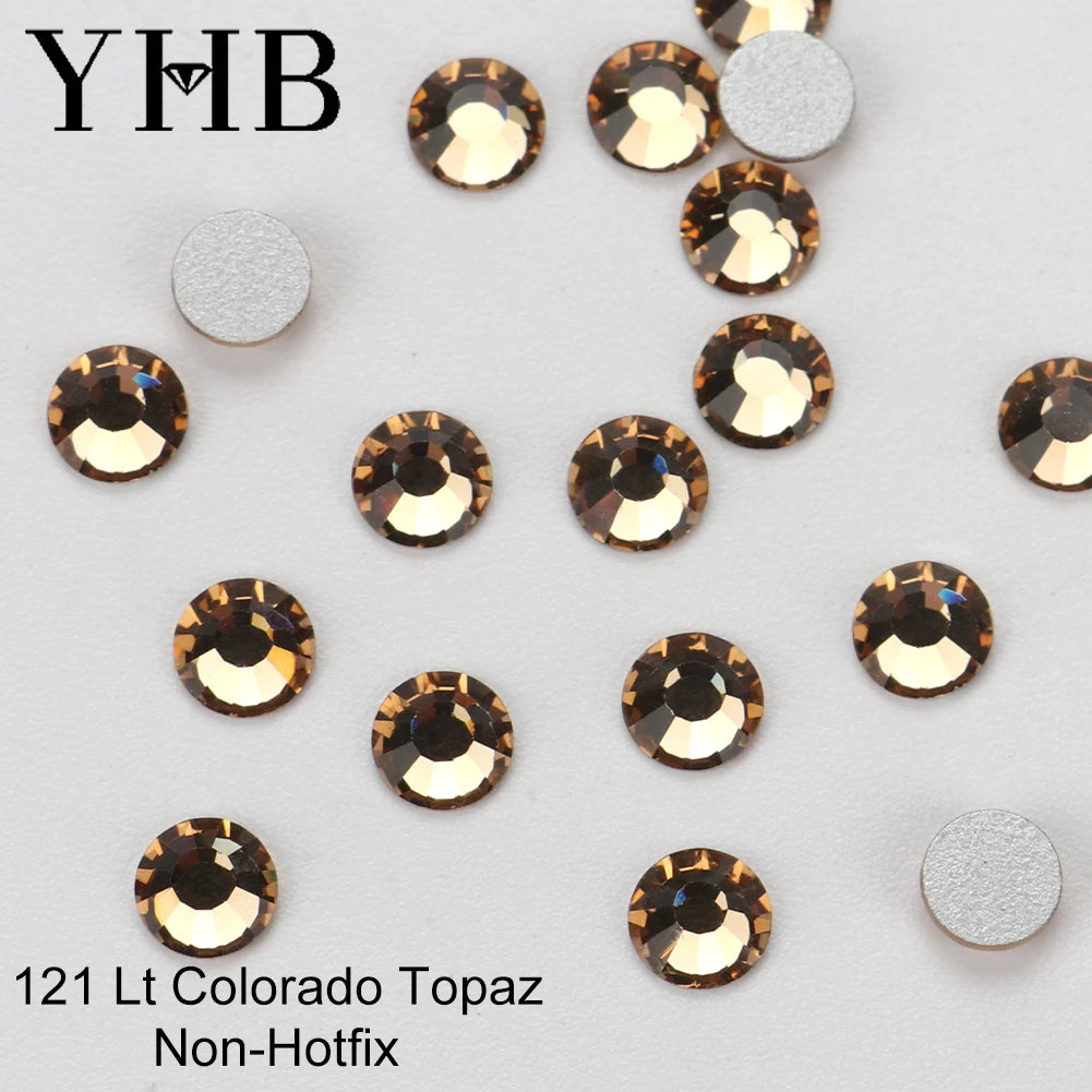 YHB Cold-Fix Crystal Rhinestones – 101–133 PCS for DIY Crafts