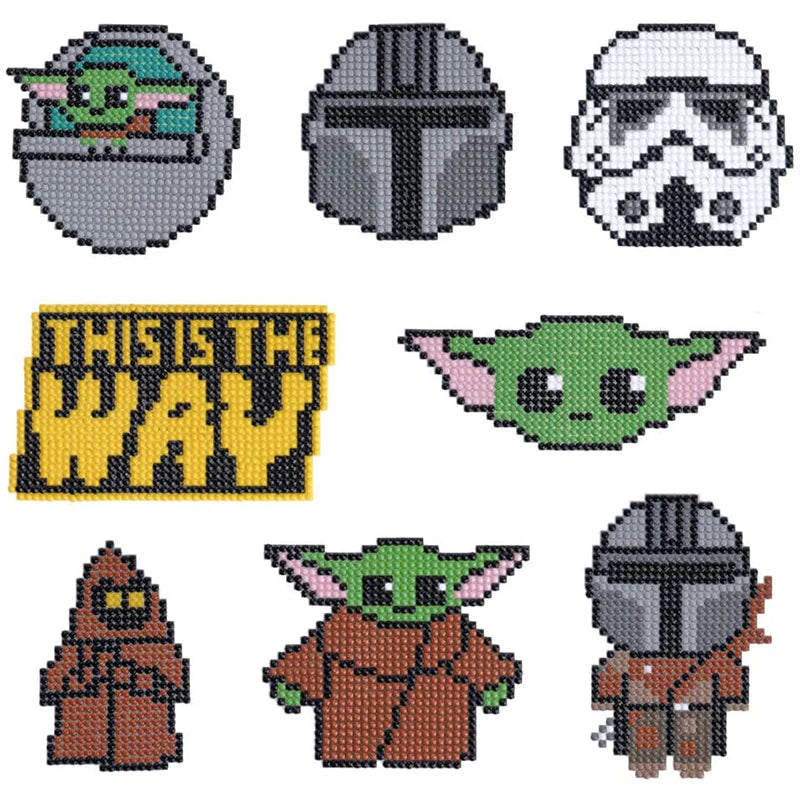 Pokémon Diamond Painting Stickers & Cartoon Crystal Art Craft Set