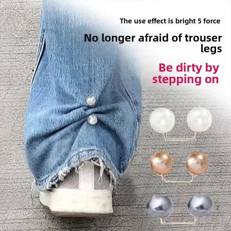 Pearl Safety Pins – 5/10pcs Non-Slip Brooches for Clothing