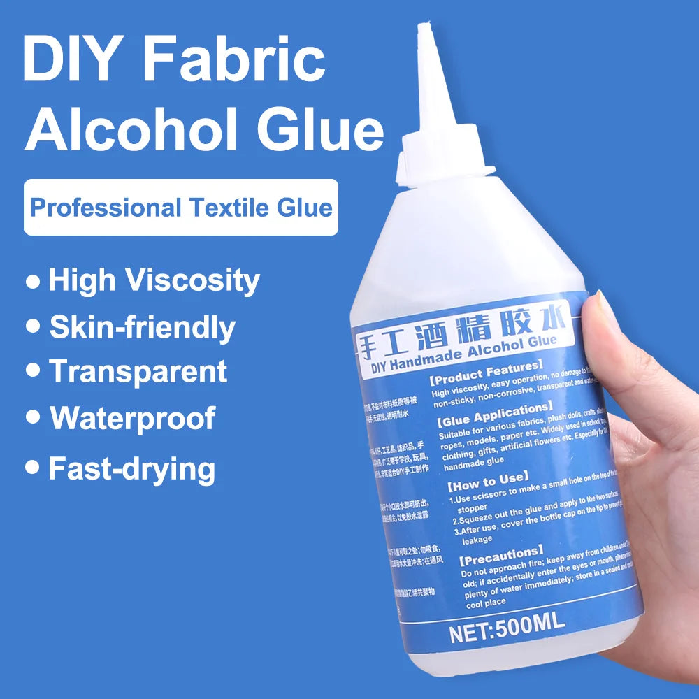 Universal Transparent Alcohol Glue – Strong Adhesive for DIY & School Projects