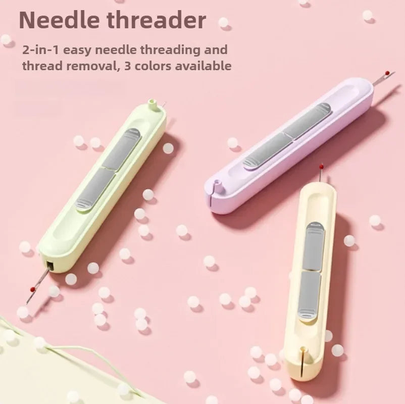 2 In 1 Needle Threader and Seam Ripper Tool