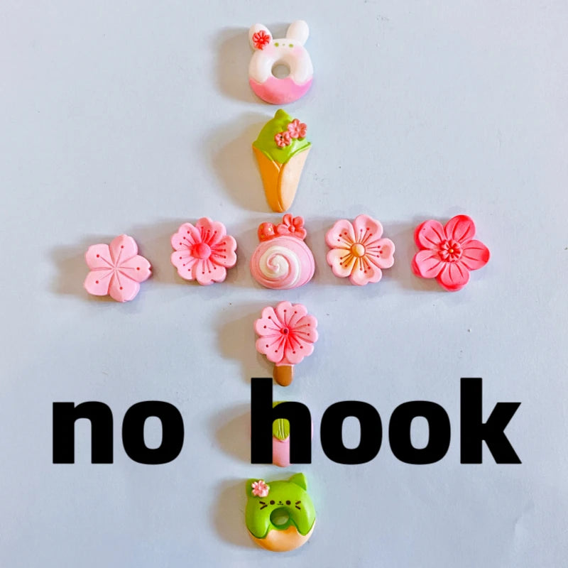 Cat Bread Flower Resin Charms – 10PCS DIY Pendants for Jewelry & Crafts