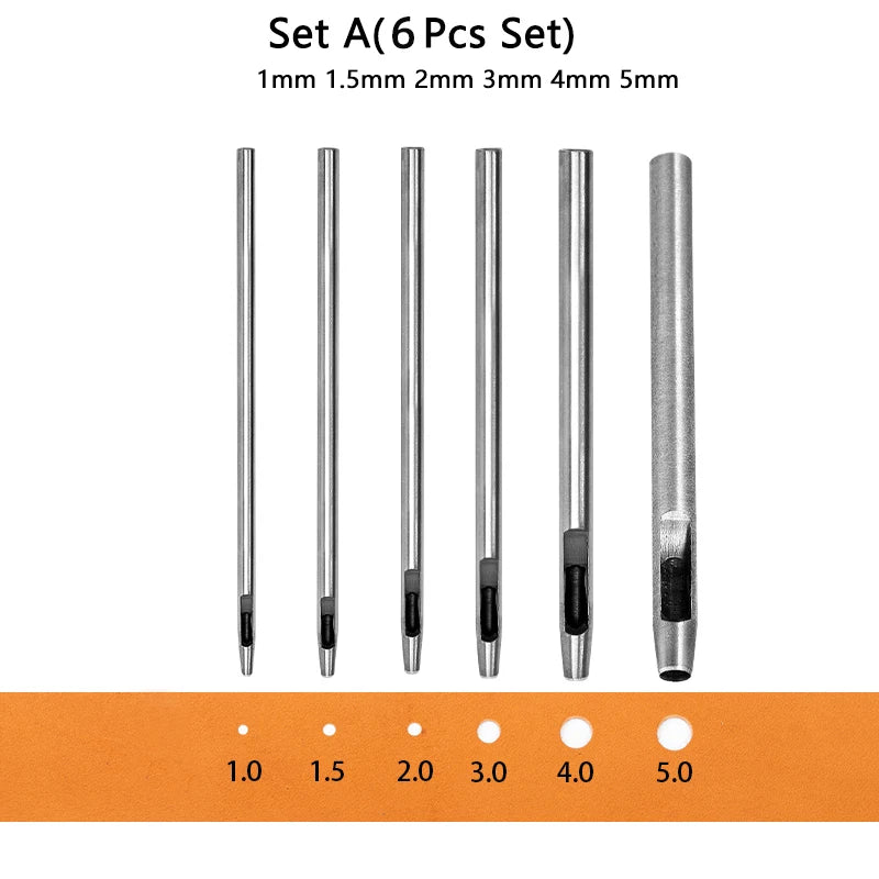 Leather Hollow Punch Tools