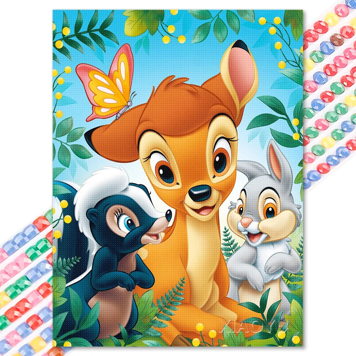 Snow White Diamond Painting Kit – DIY Rhinestone Embroidery Art