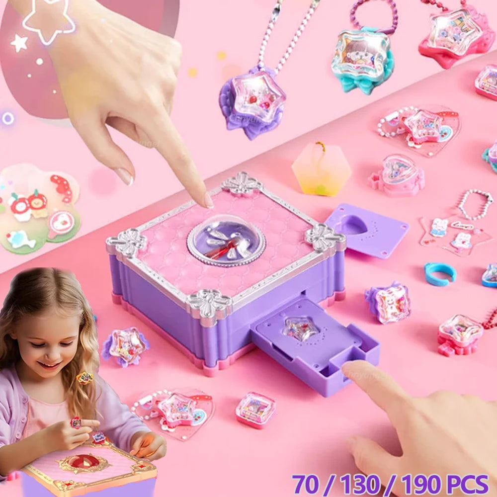 Magic 3D DIY Jewelry Making Kit – Rings & Keychain Craft Set