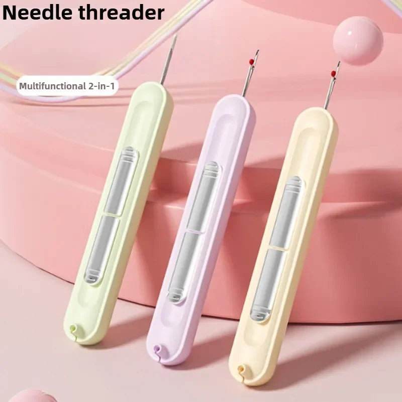2 In 1 Needle Threader and Seam Ripper Tool