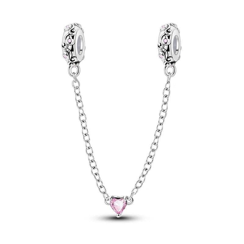 925 Sterling Silver Pink Ballet Girl Pendant – DIY Jewelry Charm for Bracelet & Necklace