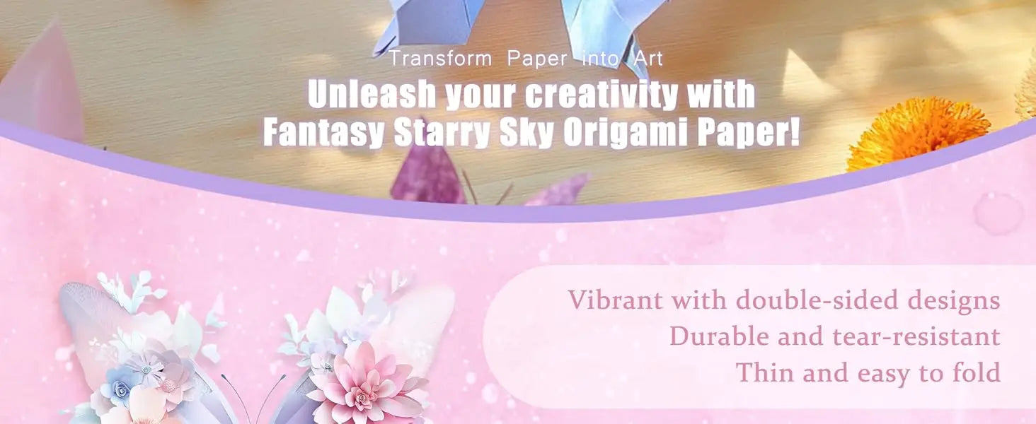 Double-Sided Origami Paper Kit – 50–200 Sheets