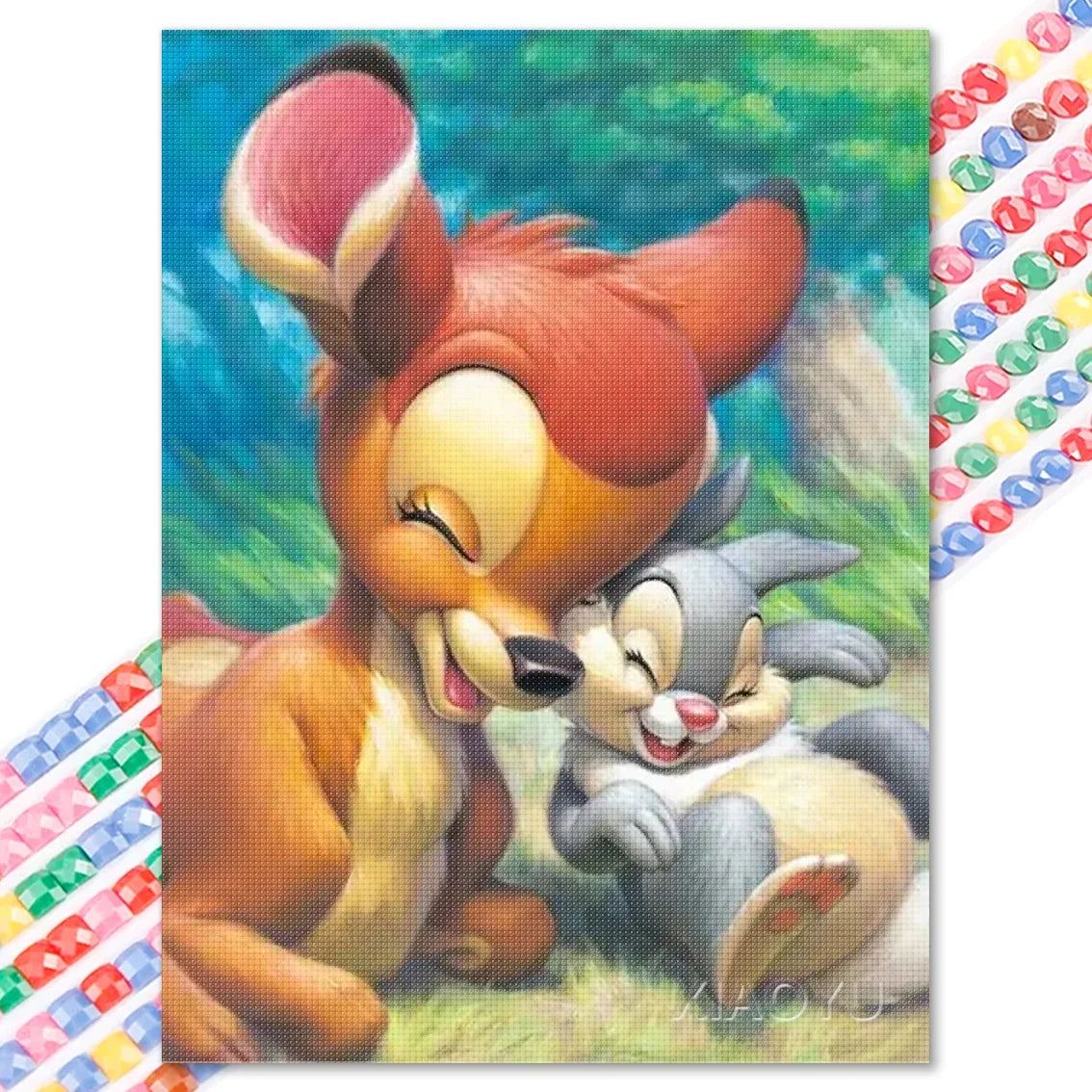 Snow White Diamond Painting Kit – DIY Rhinestone Embroidery Art