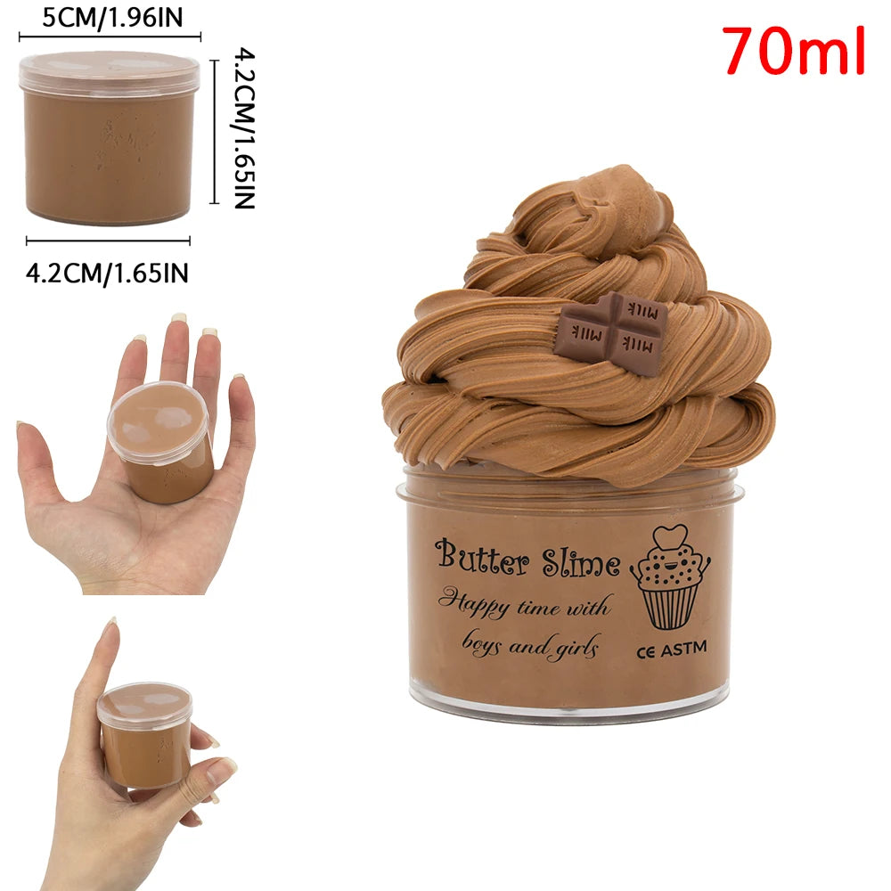 DIY Chocolate Slime Kit – Fluffy Putty for Kids