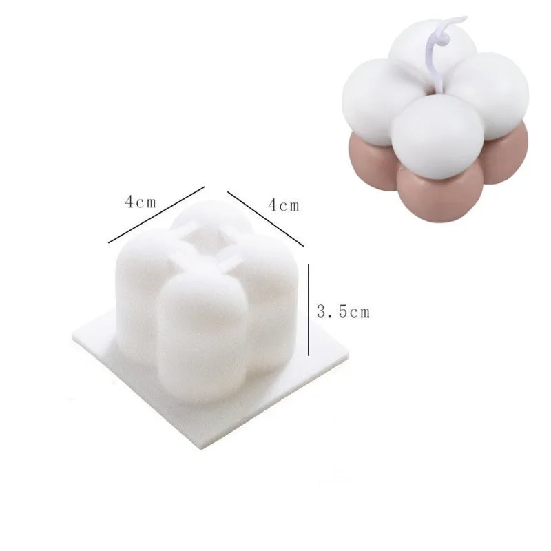 Christmas Bow Gift Box Candle Mold – Silicone Mold for DIY Candles & Plaster Crafts