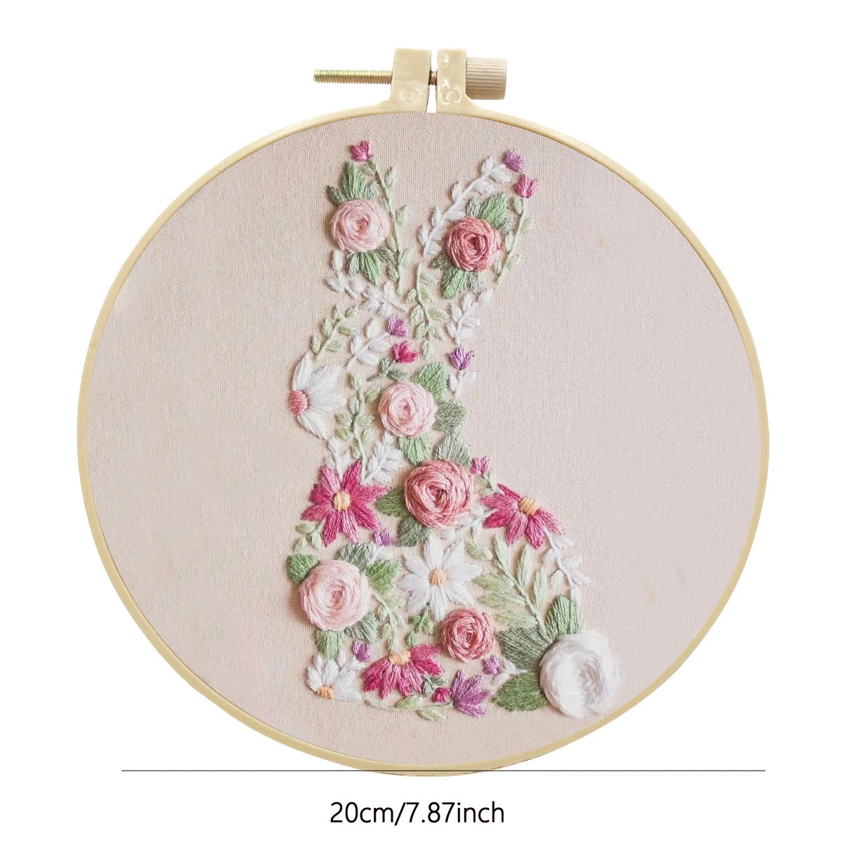 Easter Bunny Embroidery Beginner Kit
