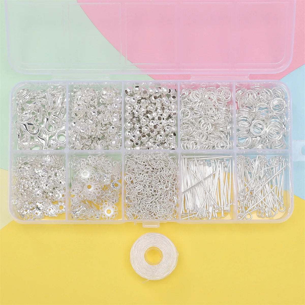Jewelry Making Starter Kit – DIY Beads & Findings Set for Earrings and Necklaces