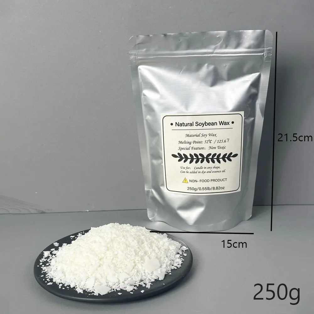 🕯️ 1KG Natural Soy Wax Granules – 100% Pure, Additive-Free Candle Making Material for DIY Smokeless Scented Candles