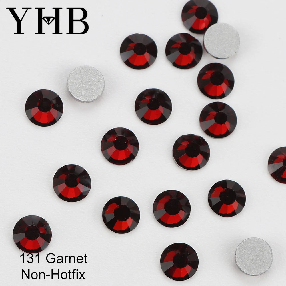 YHB Cold-Fix Crystal Rhinestones – 101–133 PCS for DIY Crafts