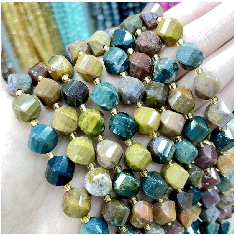 Natural Amethyst, Tiger Eye & Agate S-Shaped Gemstone Beads – DIY Jewelry Supplies